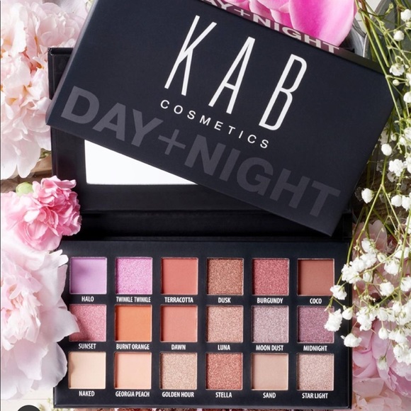 🌸 KAB COSMETICS DAY + NIGHT EYESHADOW PALETTE
